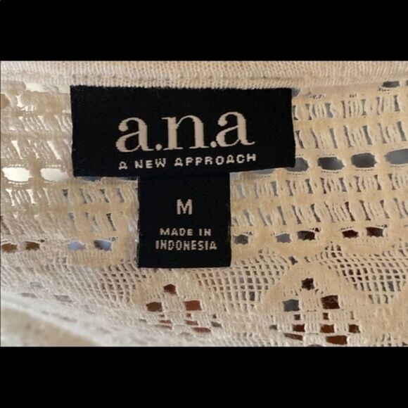 A.N.A Cream Embroidered Tank Top - Picture 5 of 5